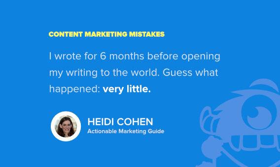 heidi cohen content marketing fails