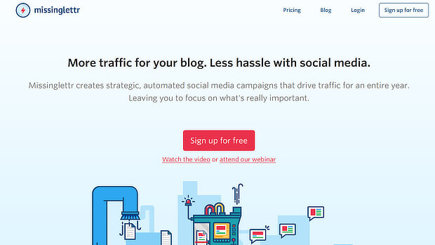 missinglettr content marketing tool